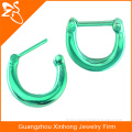2016 hot selling plain septum piercing nose ring body piercing jewelry